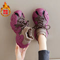 Cotton shoes fleece-linedheattech socks shoes winternew arrival women's casual shoes thick sole women's shoes octopus sneakers plus size