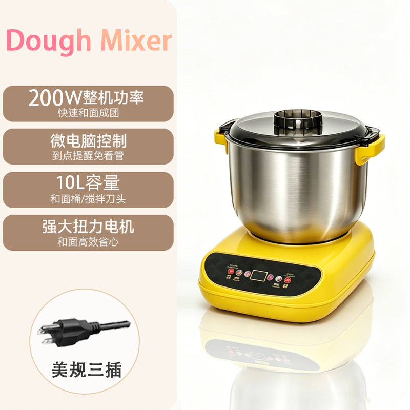 Wholesale cross-border new dough mixer constant temperature dough mixer stainless steel dough mixer smart touch large capacity dough mixer