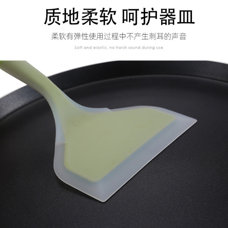 Manufacturer wholesale silicone spatula non-stick pan special spatula tamagoyaki silicone cooking spatula thick egg spatula frying pan spatula