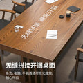 Solid wood large conference table bench table casual office desk large long desk log workbench large board table study table
