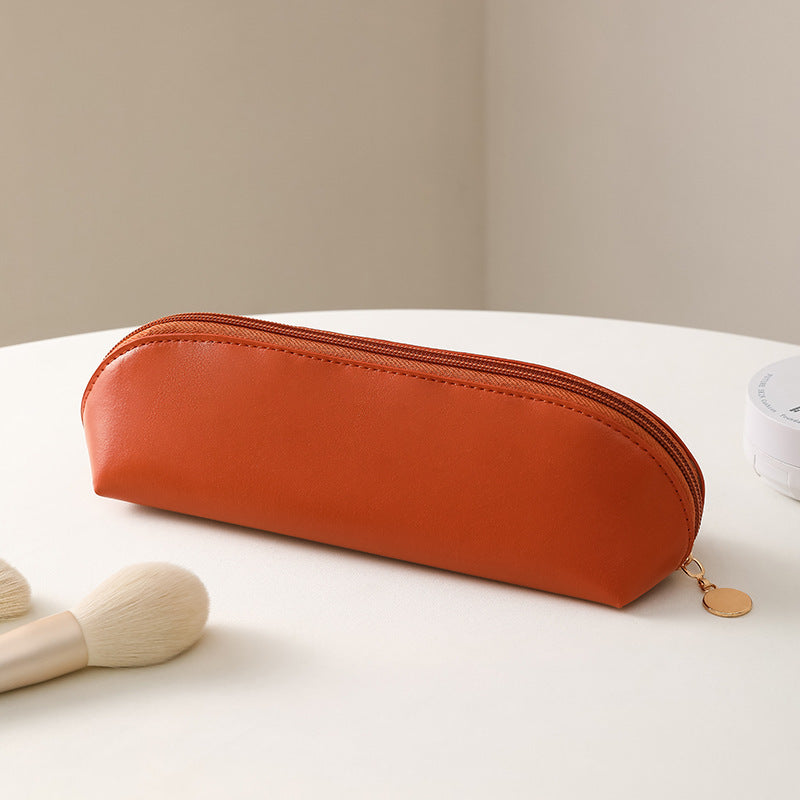 Printed Lazy Cosmetic Bag Twill Drawstring Storage Bag Large Capacity Portable Bundle Mouth Bag Travel Christmas Wash Bag