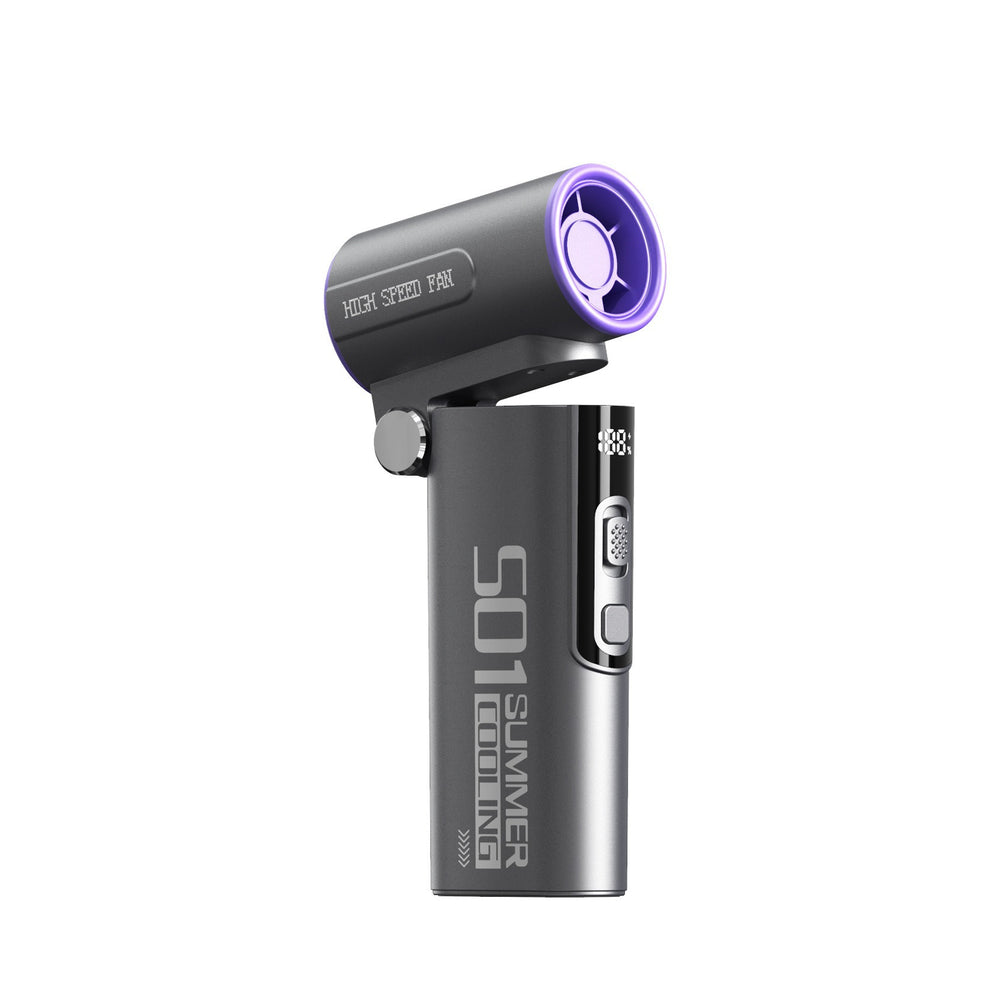 2025 new high-speed hair dryer - powerful turbine fan, usb rechargeable, handheld hurricane duster, gift item