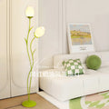 Creamy magnolia creative floor lamp - perfect for living room, sofa side, bedroom bedside, and floral ambiance decoration