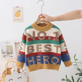 Kids' sweater  autumn/winter new collection: fleece-lined, extra thick knitwear for boys and girls