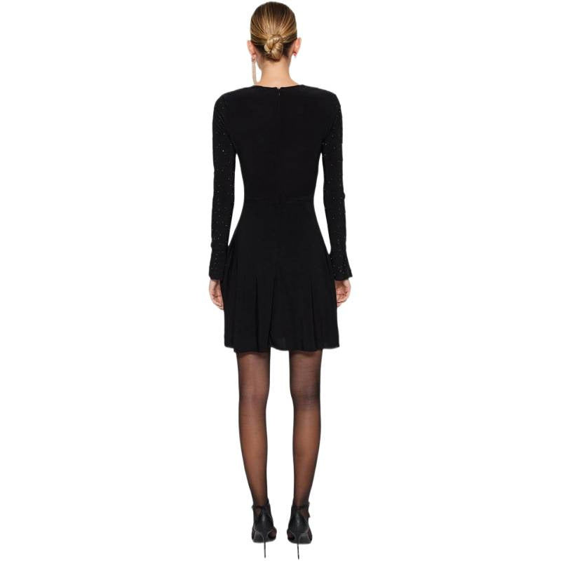 fashion black pearl elegant dress for women, spring  new arrival
