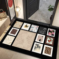 New chinoiserie classical diatom mud floor mat entrance door mat bathroom absorbent quick-drying mat bathroom door non-slip foot mat