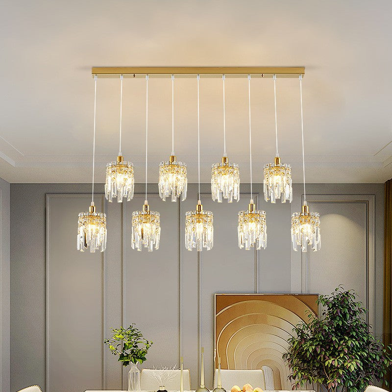 European living room ceiling lamp Zhongshan lighting Nordic restaurant chandelier ceiling lamp Modern villa hall master bedroom lamp