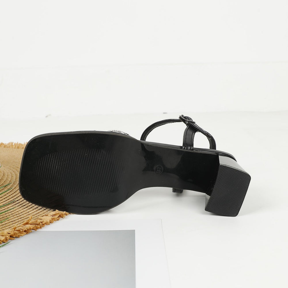 2025 new chunky heel mid-heel sandals - fairycore style, 2025 summer's hottest trending style, single strap, soft and elegant