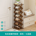 Installation-free shoe rack, simple for home door, foldable dormitory, multi-layer entrance rental house shoe cabinet, shoe storage handy gadget