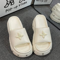 Thick sole star slippers for women summer outwearthick sole shit feeling 2025new arrivalsummer popular beach sandals