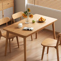 Nordic all solid wood dining table square square table chair eight immortals table dining table dining chair combination dining table and chair home table
