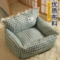 Pet sofa cat bed - all-season warm dog bed - trendy princess style pet mat - dog & cat supplies