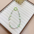 Creative cartoon kt rabbit alloy chain mobile phone lanyard wrist new diy handmade beaded crystal star bag pendant