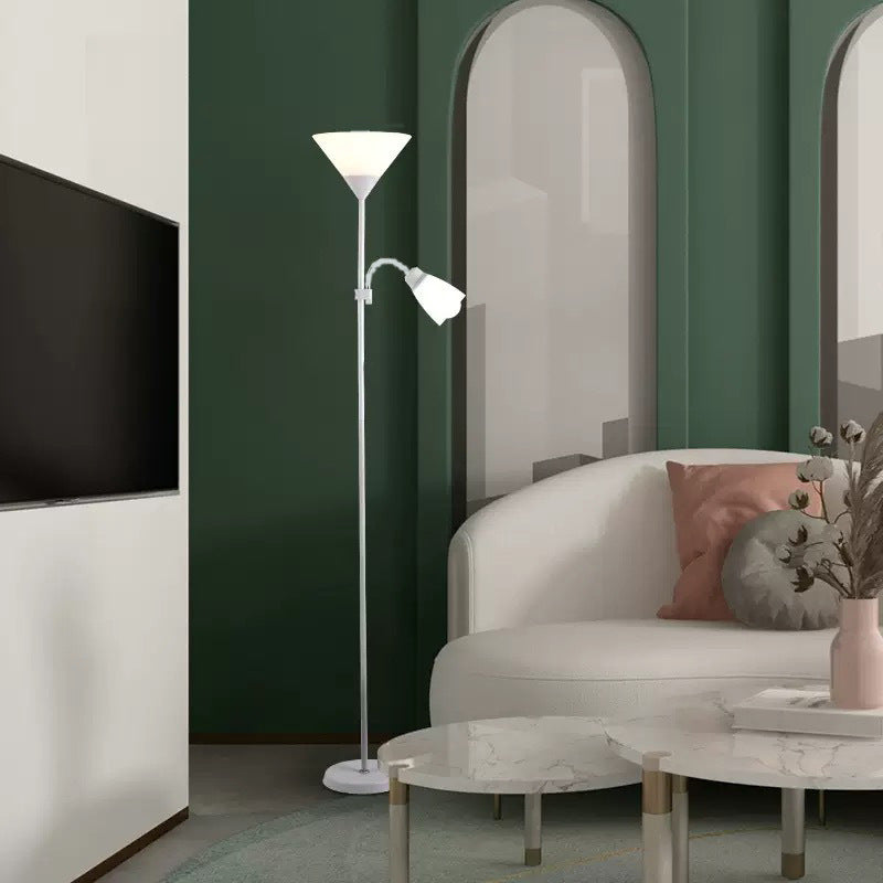 Double-head floor lamp - nordic style for living room, bedroom, american minimalist, postmodern creative bedside standing lamp
