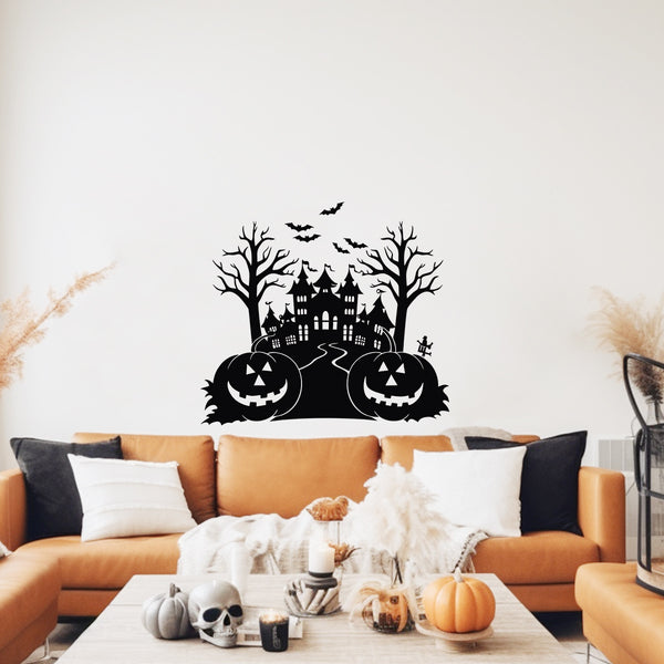 PH-WS1092 Cross-border Halloween creative personality decoration sticker living room bedroom wall party window sticker