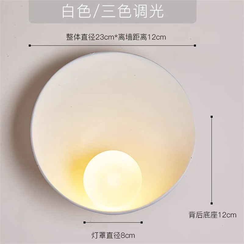 Nordic bedroom wall lamp bedside casual room lamp house corridor living room modern normcoreaccessible luxury background wall lamp
