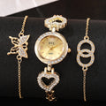 Women's quartz bracelet watch suitfashion small dial watch jewelry douyin popular trendy diamond women's watch women's watch
