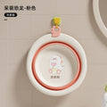 Round cute dinosaur model-pink