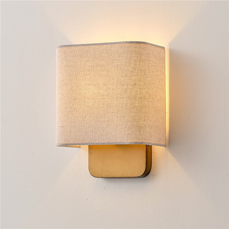 American retro fabric bedside lamp for bedroom, living room, study - creative minimalist designer home decor lighting fixture
