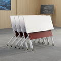 Saint li folding training table - mobile training center combo with wheels, conference table, meeting room folding table
