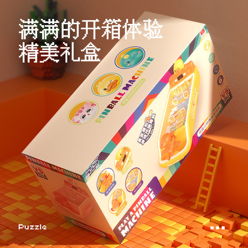 Ruijues cross-border new marble game machine shooting kids educational toys early education boys kids cool sound and light
