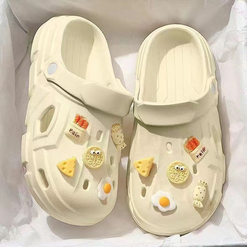 2026 new men's clogs - summer outdoor beach thick-soled non-slip couple sandals - autumn sandals for men