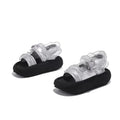 Preppy style sandals for women 2026summernew arrivalk-styleoutwearbowsthick sole with skirt roman beach shoes