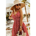 Ebay  new arrival v neckprinting suspender waist dress