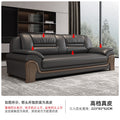 Cowhide three-seater
