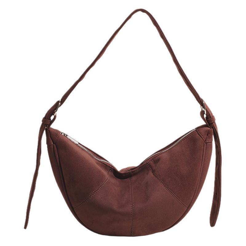 Cross-border large-capacity bag women's 2025 new fashion and simple shoulder messenger women's bag commuter casual dumpling bag