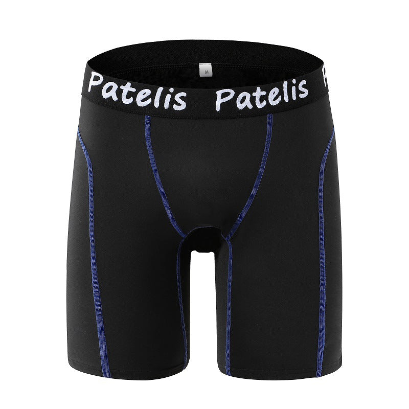 PATELIS Fat Brother 100kg Men's Large Size Panties Quick-Drying Compression Shorts Sports Breathable Quick-Drying Boxers