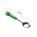 High-style, detachable, anti-scald handle fork and spoon set. cartoon design, perfect for kids' mealtimes. includes a fork, spoon, and soup spoon. wholesale options available for home use