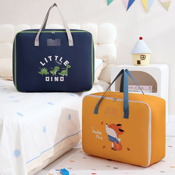 Beilian kindergarten quilt storage bag Children's kindergarten quilt clothes storage bag Large capacity portable duffel bag
