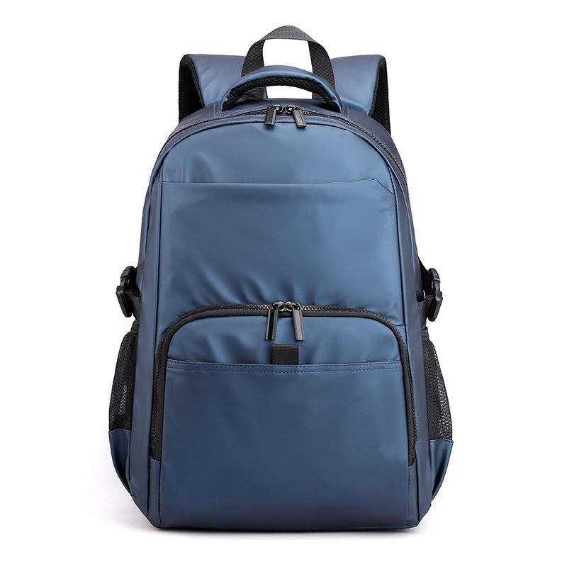 New Men's Nylon Backpack Casual Simple Student Backpack Light Business Large Capacity Computer Backpack