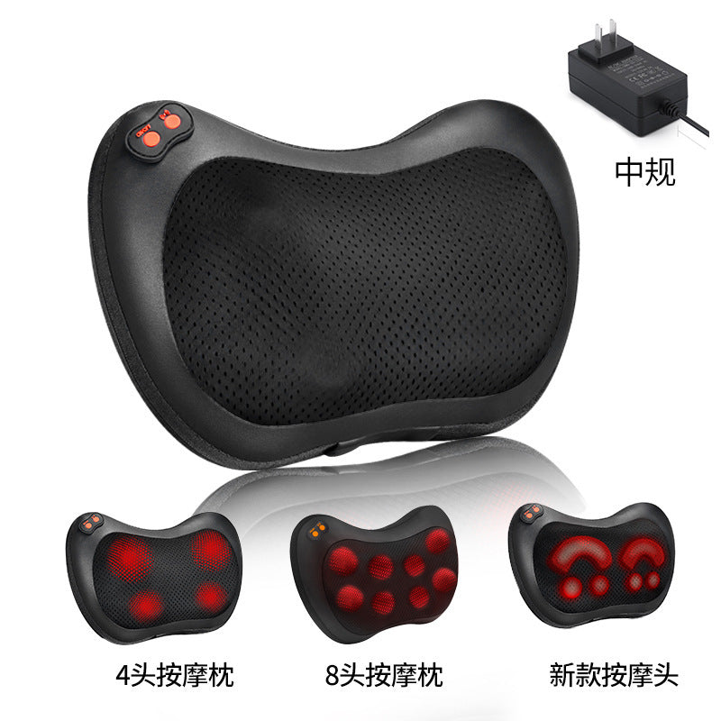 Wholesale cross-border electric neck massager pillow - multifunctional car & home shoulder, neck, waist, abdomen, and back massager