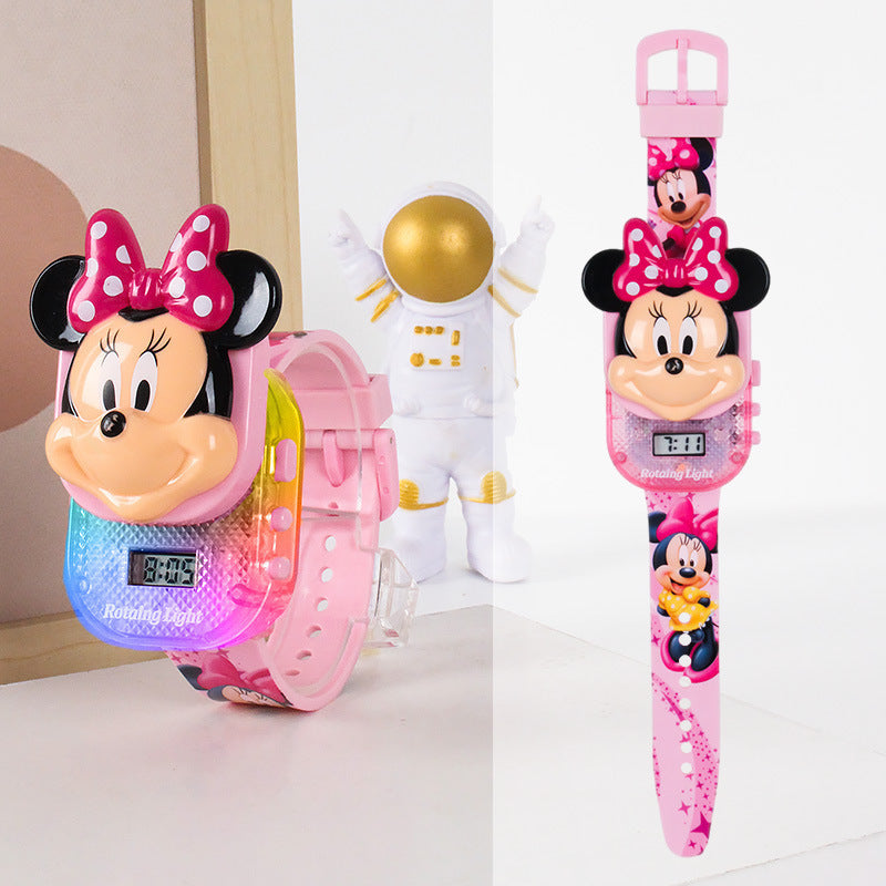 Kids' sliding cover cartoon music electronic watch - toy watch for boys and girls - kuromi style gift