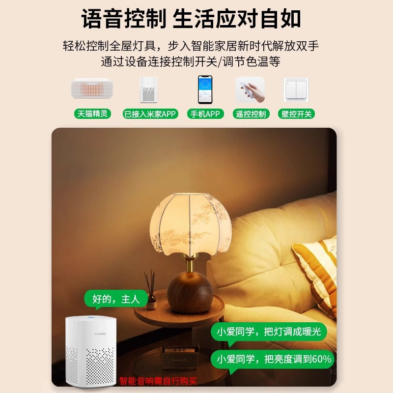 Table lamp 2025 new living room study decoration creative French retro atmosphere bedroom bedside night light 1