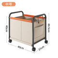 Storage basket under desk backpack organizer snack basket mobile toy storage cart office desk organizer