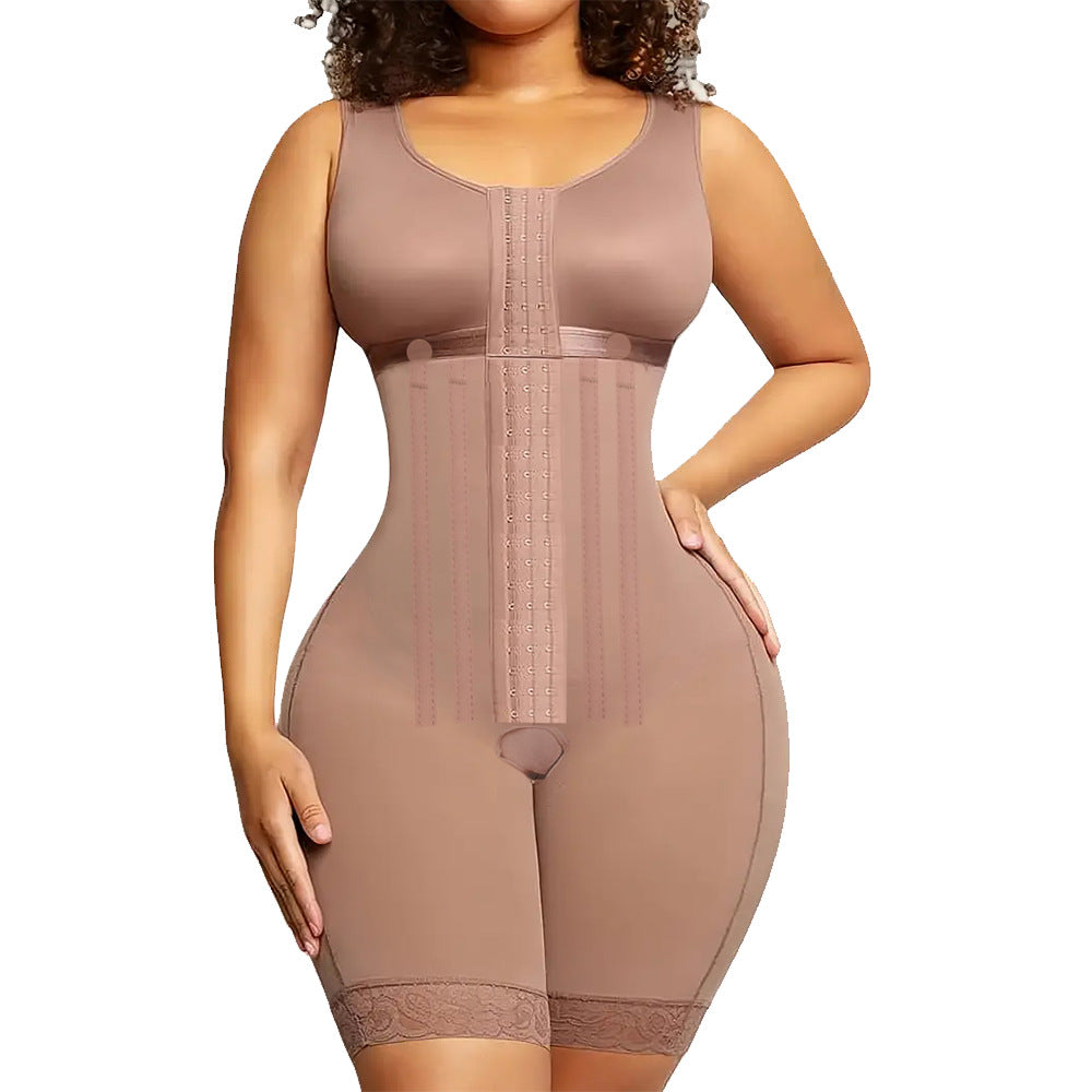 7-bone bodyshaper jumpsuit waist tightening and abdominal tightening butt lifting body shaping body shaping jumpsuit for women cross-border export
