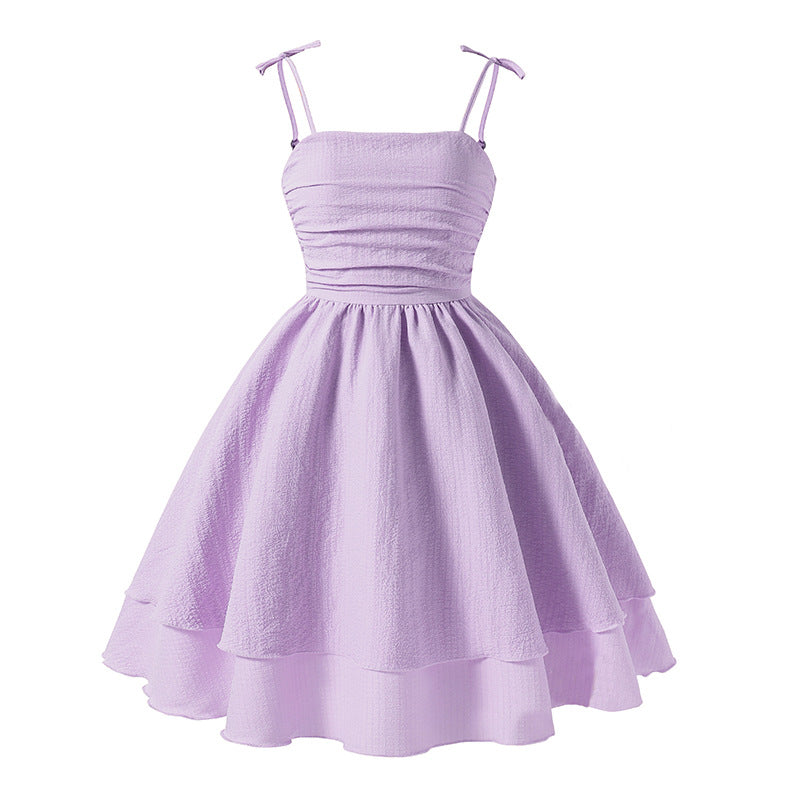 Girls' dress - cross-border children's wear -  european & american spring/summer  hot seller - spaghetti strap princess party dress