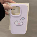 Soft and cute daydream kitten wants to eat fish, suitable for iphone 17 mobile phone case, korean style gentle style apple 18 glutinous rice shell