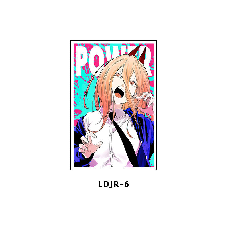 Chainsaw Man Decorative Painting Dianji Hayakawa Autumn Chainsaw Man Poster Hanging Painting E-sports Room Bedroom Anime Second Dimensional Mural