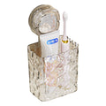 Comb storage rack wall-mounted punch-free bathroom bathroom sink wall toothpaste toothbrush razor storage tube
