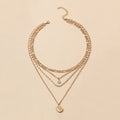 Processing personalized long necklace european and american cross-border jewelry accessories for women classy sense of light luxury pendant necklace niche clavicle