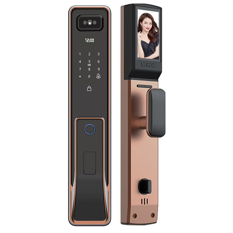Smart lock anti-theft door home fingerprint lock wholesale fully automatic face recognition electronic lock password lock visual cat eye