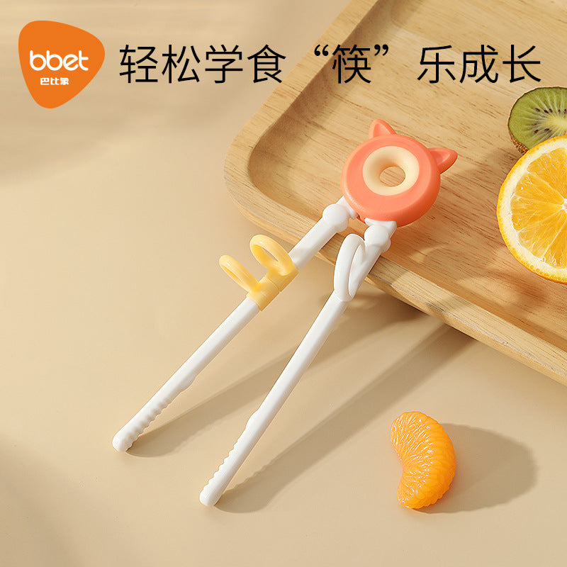 Children's chopstick training set - ages 2-6, two-section design, perfect for toddlers, home practice, and baby learning