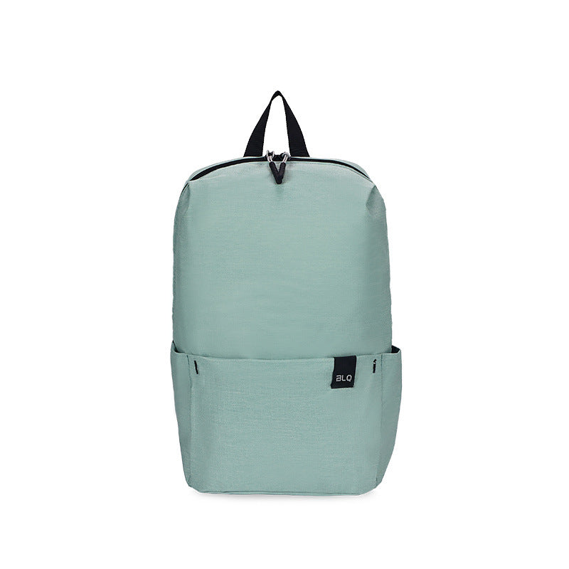 New spring outing backpack: fresh color combinations, small bag, perfect for middle and high school students, college students, everyday commuting, lightweight, breathable, and color block design