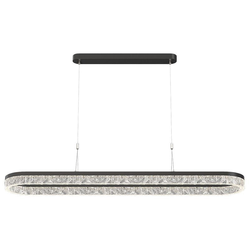 Living room light ceiling light Italian light luxury atmosphere household rectangular ultra-thin eye protection hall light whole house lighting package