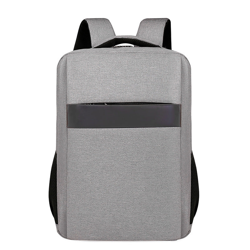 New Shoulder Men's Business Computer Bag Oxford Cloth Backpack School Bag Charging Large Capacity Business Travel Backpack