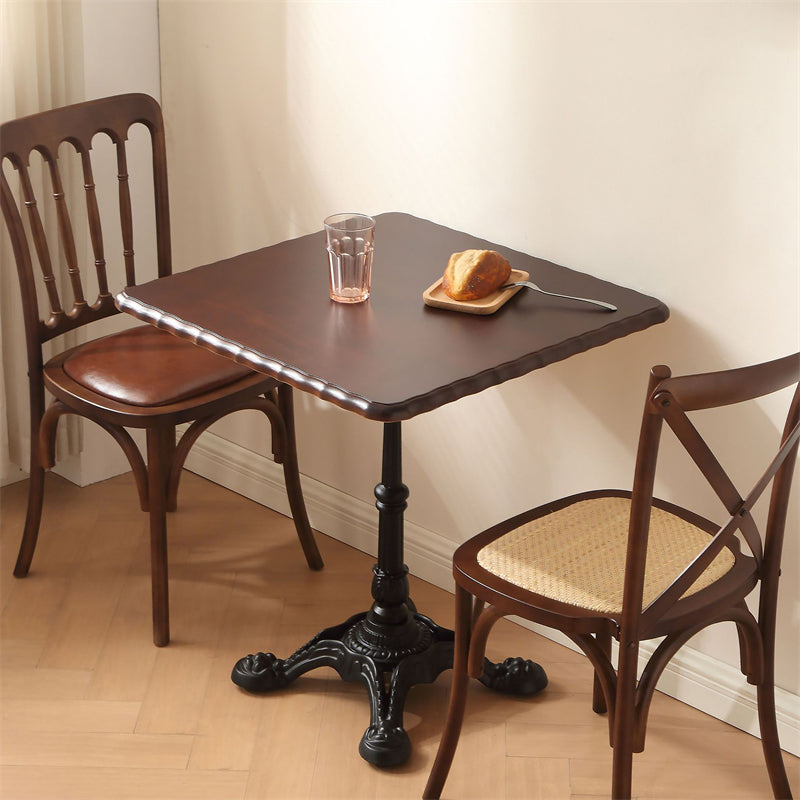 American vintage dining table and chair set, french style dining chairs, retro cafe table and chair set, complete commercial restaurant table and chair set